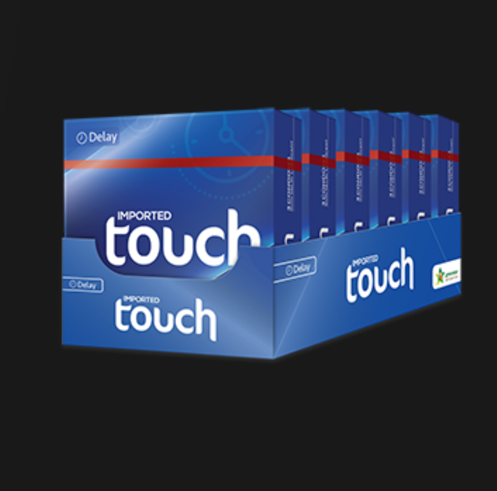Touch condoms, delay condoms, imported condoms, 6 pack condoms, long-lasting condoms, safe sex Pakistan, pleasure condoms, condoms for couples, intimate care Imported Touch Delay Condoms – 6 Pack | Prolong Pleasure & Safe Intimacy in Pakistan - Image 1