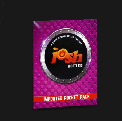 Josh Dotted Imported Pocket Pack – Super Strong Dotted Condoms (3 Pieces)